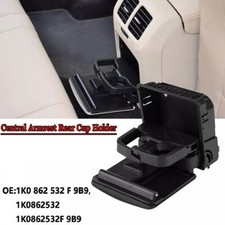 Rear Center Console Armrest Cup Holder For VW Jetta Golf MK5 /MK6 GTI EOS UK.