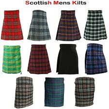 5 Yards Mens Scottish Tartan Kilts Traditional Highland Casual Dress 13oz Skirts