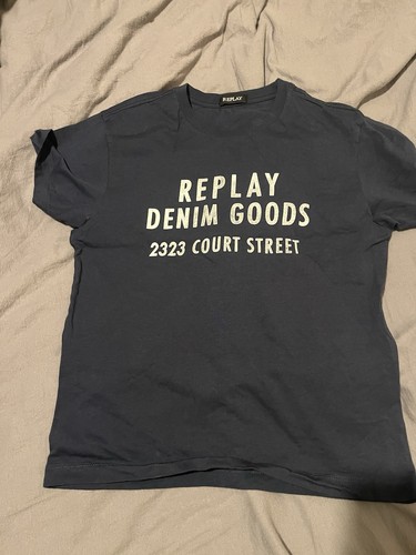 Replay teens blue - blue, neck