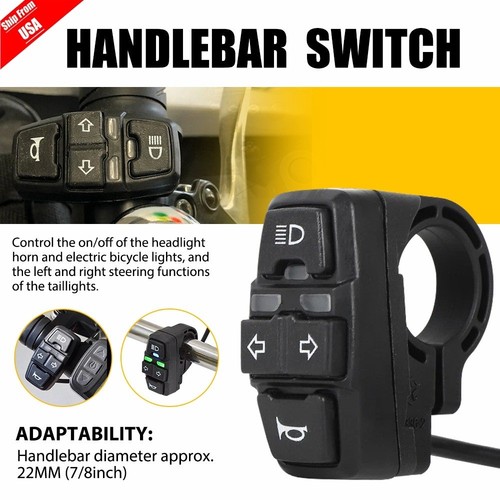 8in headlight switch - 7/8in, turn