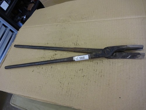 Blacksmith tongs grooved - , 17"