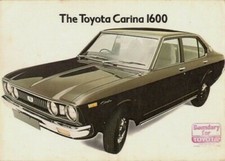 Toyota Carina 1600 Saloon 1974-75 UK Market Foldout Sales Brochure