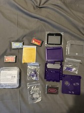GBA SP Mod Kit - Purple Clear