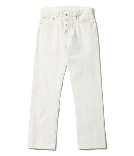 Sugar cane 13oz white denim - sugar,