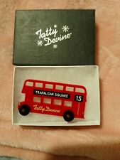 tatty devine london bus brooch