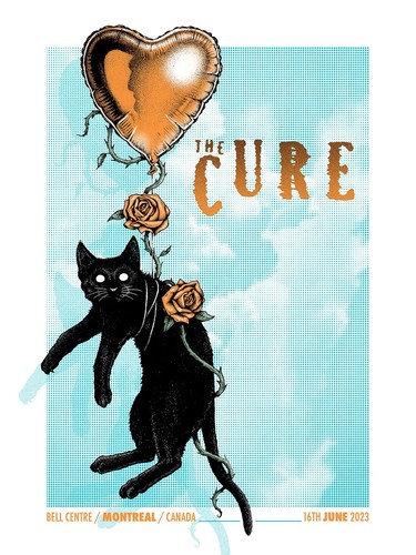 The cure concert - the, poster