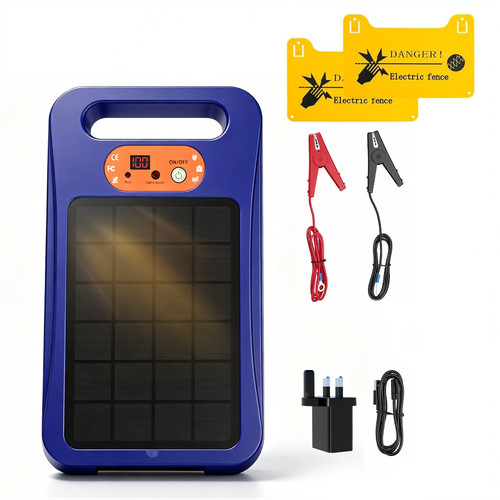 Solar electric fence energiser - solar,