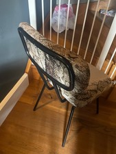 Leopard print dining chairs - print,