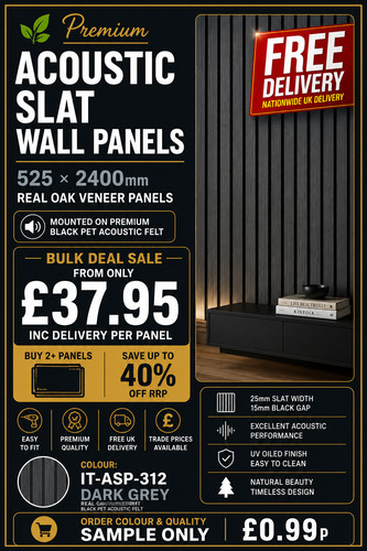 Sale slats wall oak - oak, wooden