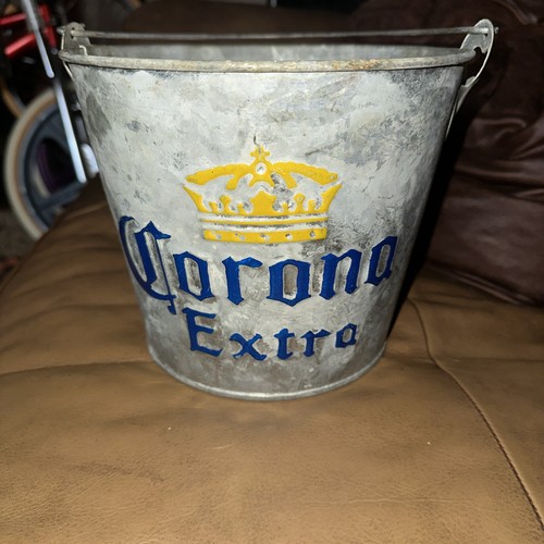 Corona galvanised ice bucket - ice,