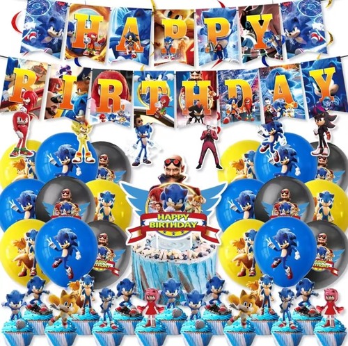 64pcs sonic the - sonic, party