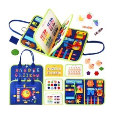 Busy Board Bag Clock & Time