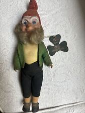 VTG Crolly Doll Larry the Lucky Leprechaun Republic of Ireland Rubber Face #2G