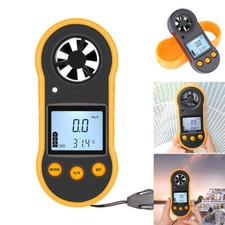 Digital Anemometer Air Flow Meter LCD Wind Speed Gauge Handheld Thermometer