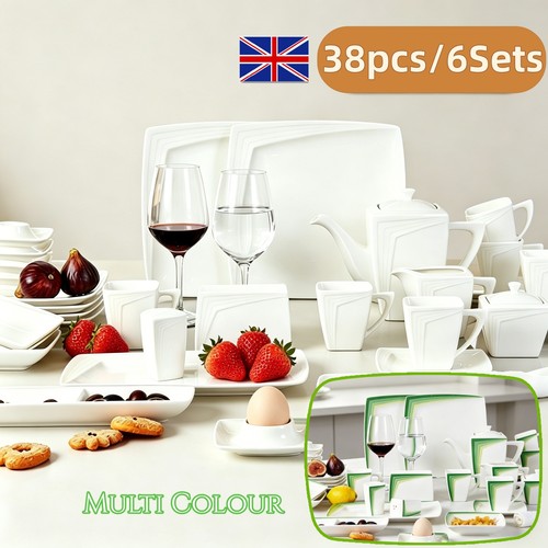 38pc dinner set porcelain - dinner,