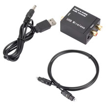 DAC Digital to Analog Audio Converter Optical SPDIF Toslink Coaxial Bluetooth In