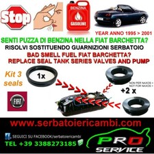 kit 3 Guarnizioni per serbatoio FIAT BARCHETTA 1995 2001 Pompa e valvole