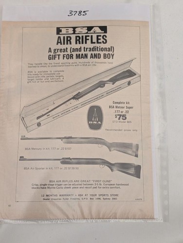 Bsa air rifle - air, meteor