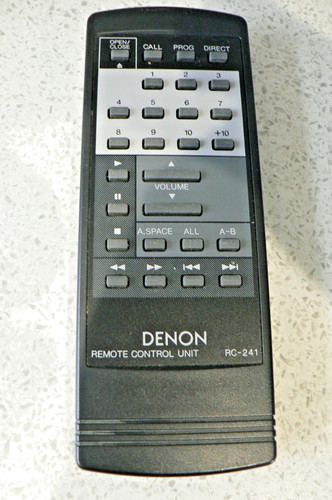 Denon remote 241 pre - denon, rc-241