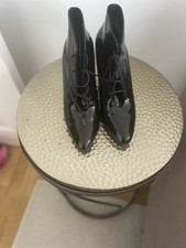 Robert  Clergerie  black patent wedge boot Size 6 UK