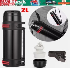 2L Vacuum Thermos Flask Stainless Steel Thermo Bottle for Hot Cold Water Drink