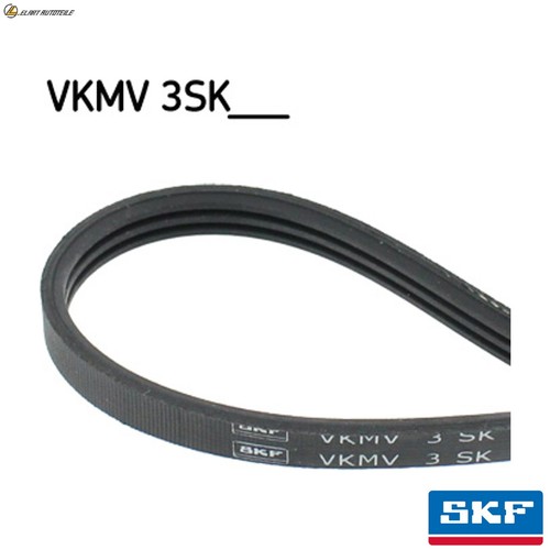 Ribbed belt vkmv 3sk628 - v-ribbed,