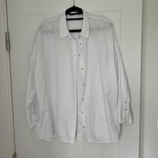 ZARA White Cotton Shirt With