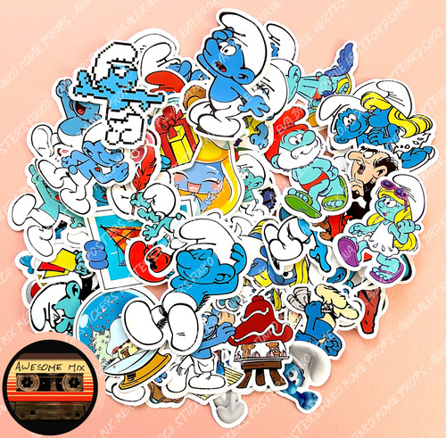 Smurfs stickers - smurfs,
