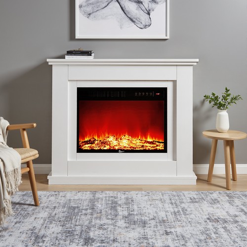Electric fire white - 30/34'',