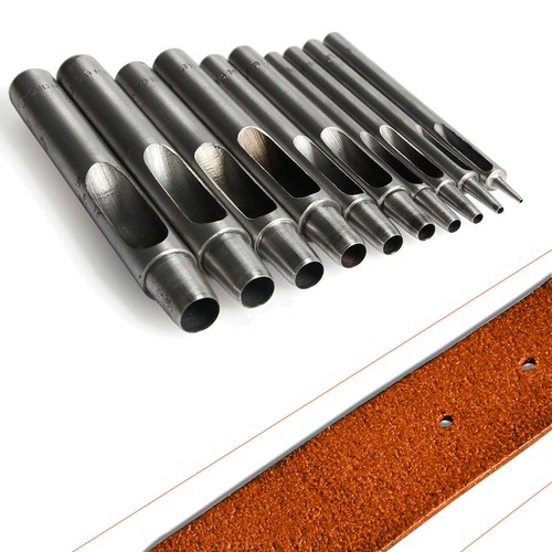 Leather hole punch tool - punch, iron
