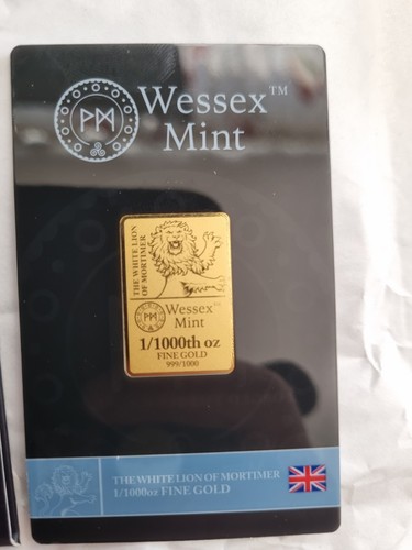 Wessex mint 1000th 24k - mint, oz