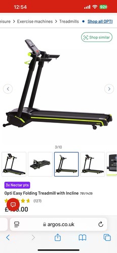 Opti easy folding - easy, treadmill