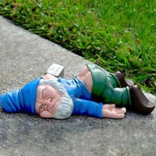 Funny drunk dwarf - funny, garden
