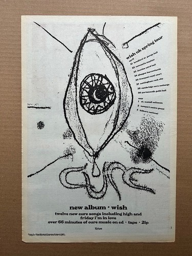 Cure wish spring - cure, tour