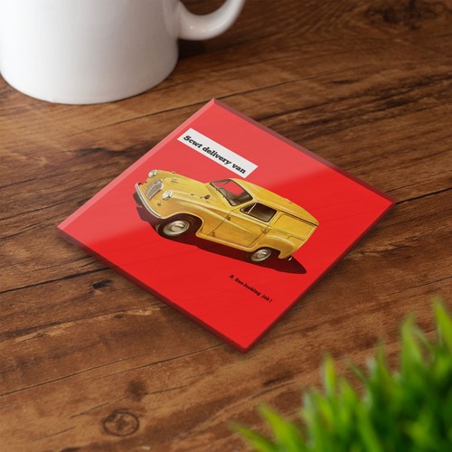 Austin a35 glass - glass, coaster