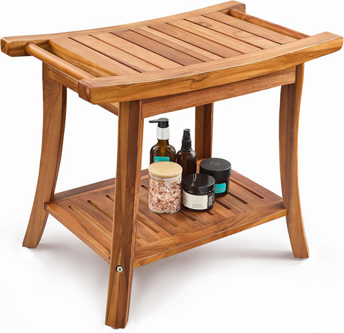 Teak shower bench - 22",