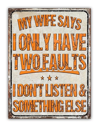 Funny husband and - and, metal