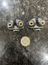 Sailing dinghy Servo mini cleats x2 with fairlead Solo Mirror GP14 Enterprise