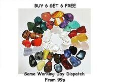 Healing Crystals Reiki Chakra 10 - 20mm Buy 6 get 6 FREE Crystals UK seller