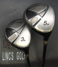 Set of 2 Yonex CyberStar Power Brid RX 3+5 Woods Stiff Graphite Shafts