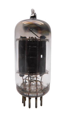 Rca 12au7 ecc82 black plate - ecc82,