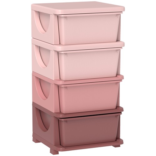 Four tier kids storage - four-tier, boxes