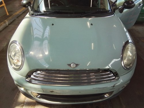 Bonnet blue mini hatch - bonnet,