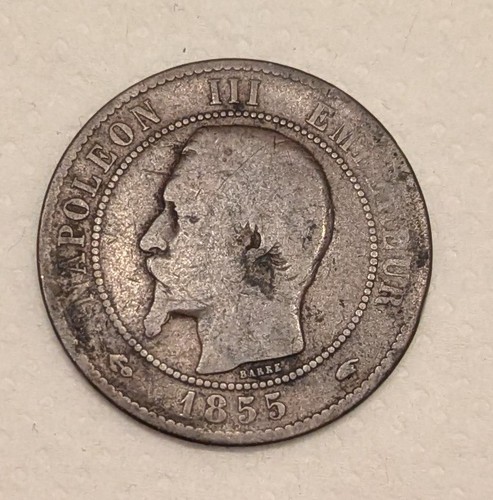1855 france dix centimes - france, 10