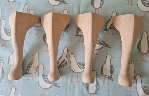 Queen anne legs for foot - legs, 9"
