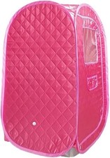 Portable Sauna Tent Home Spa Foldable Heat Therapy Cabin Stress Relief Pink