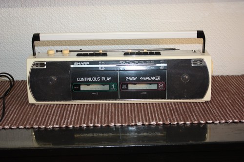 Sharp twin cassette - twin, band