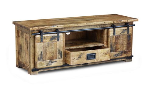 Stand unit mango wood - tv,