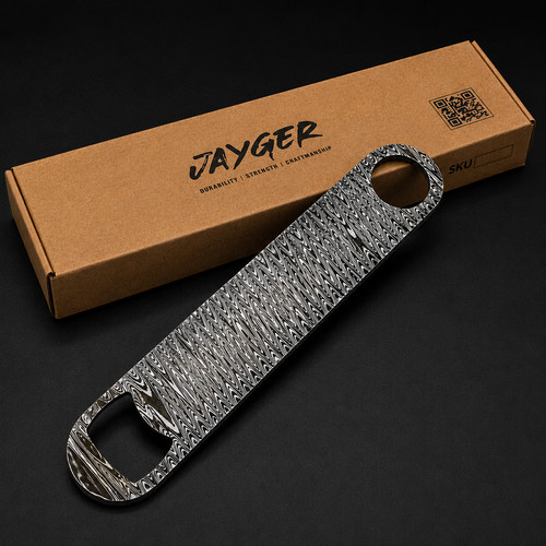 Handmade damascus steel - damascus, bottle
