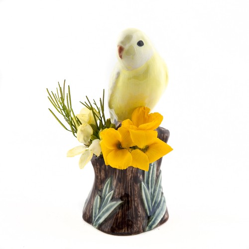 Quail ceramics bud vase - quail,